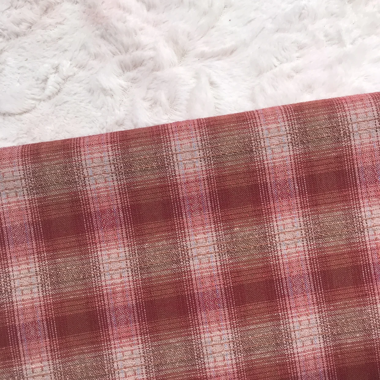 50*140cm Soft Small Plaid Japanese Yarn Dyed Cotton Quilting Fabric Handmade Purse patchwork  Tissue  Upholstery Sewing Fabric.