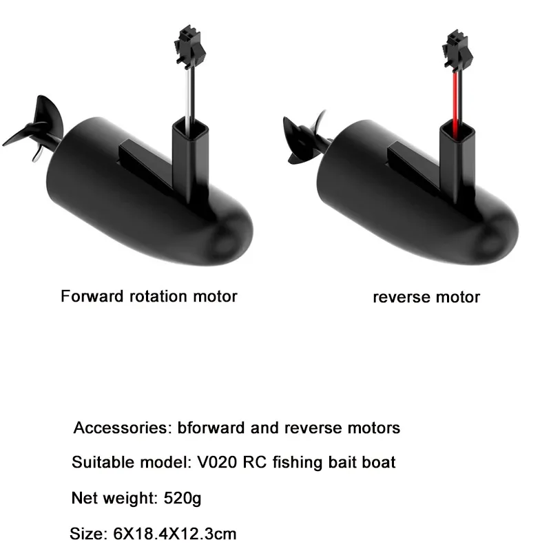 VWVIVIDWORLD V020 RC fishing bait boatOriginal Accessories Model Steering Gear Motor Indicator Light