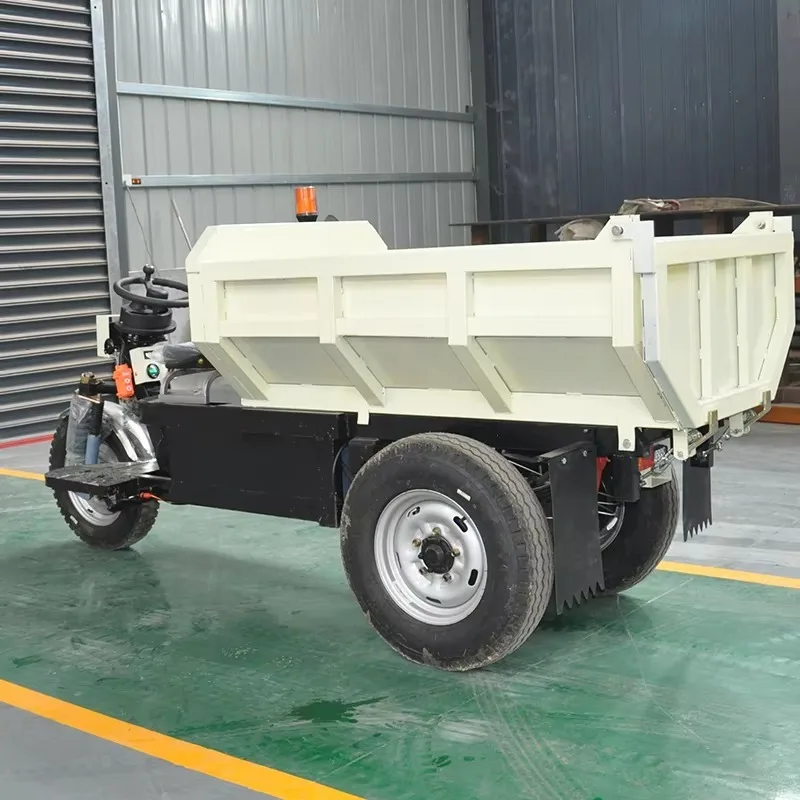 High load adult motor tricycle electric dumper 1500 kg 4000 watt brick factory transportation
