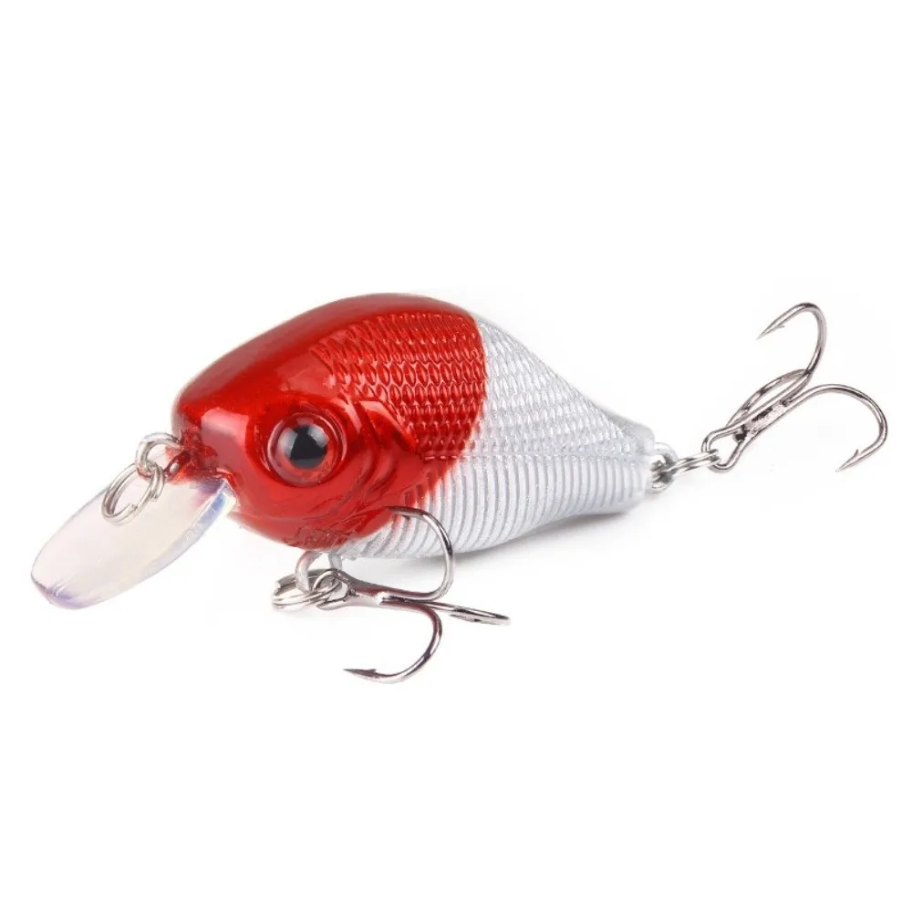 5 Pcs/Set 5.5cm 7.8g Floating Crankbait Lure 3D Eyes Wobbler Design Artificial Fishing Bait with Storage Box Hard Fishing Lure