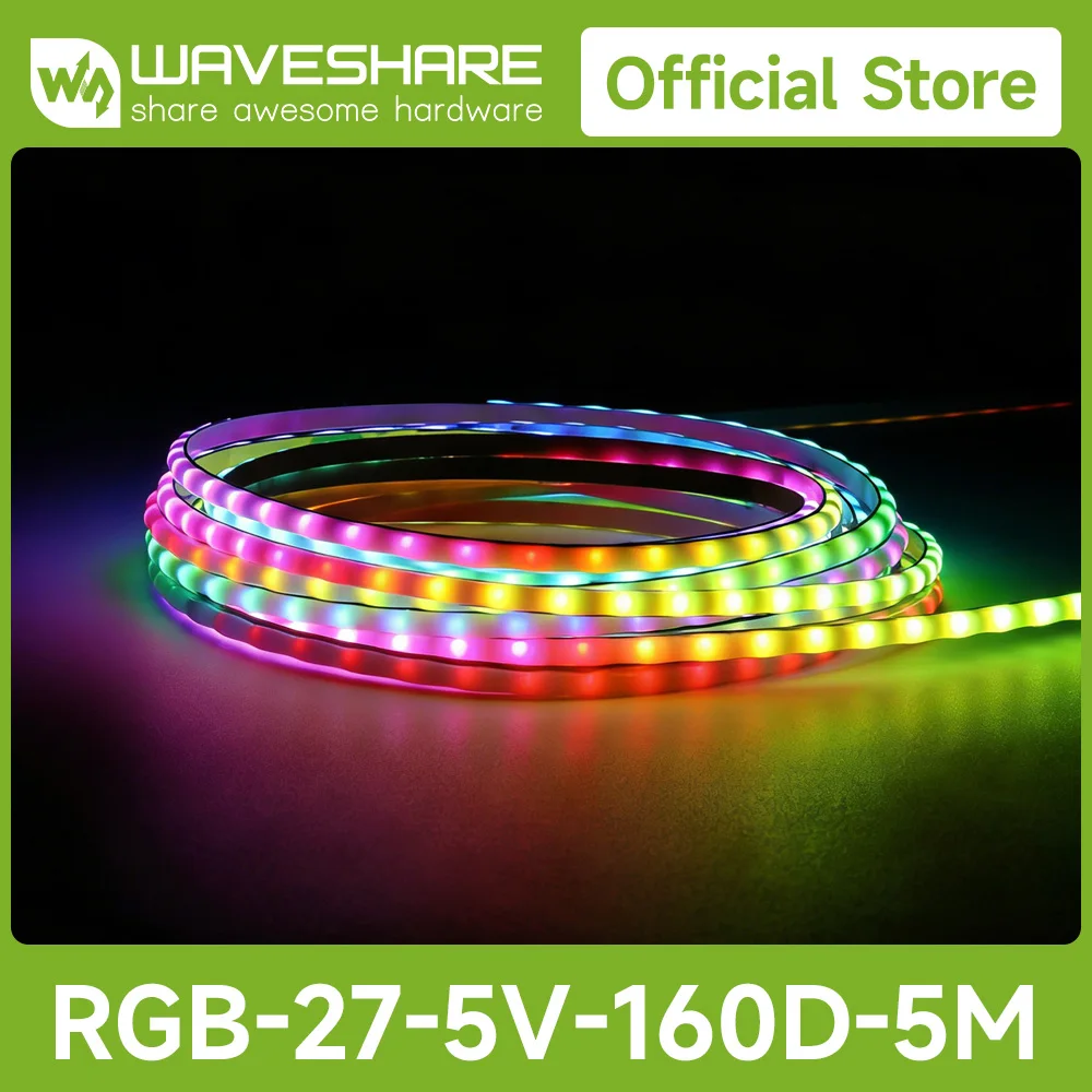 fita-led-cob-colorida-rgb-com-chip-de-controle-ws2812b-suporta-corte-livre-design-de-baixa-tensao-programavel-inteligente