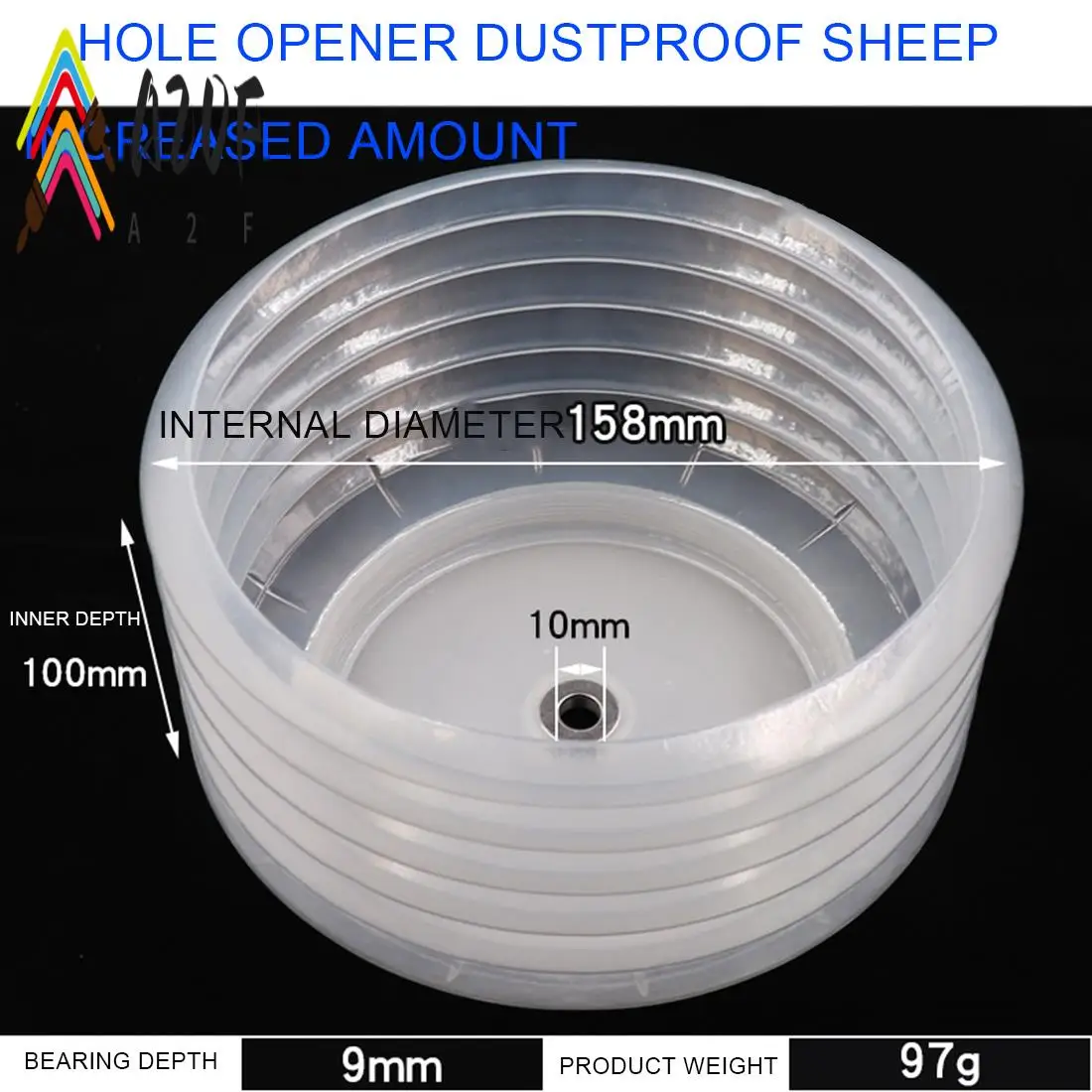 

A20F-Electric Hammer Drill Dust Collector Wood Electrician Protection Downlight Gypsum Ceiling Sound Reaming Dust Drill Bit
