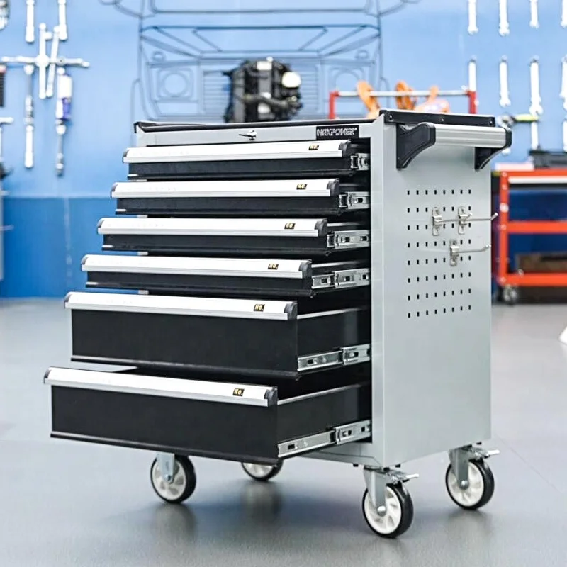 Stainless Steel Garage Rolling 6 Drawer Maintenance Cabinet Herramientas
