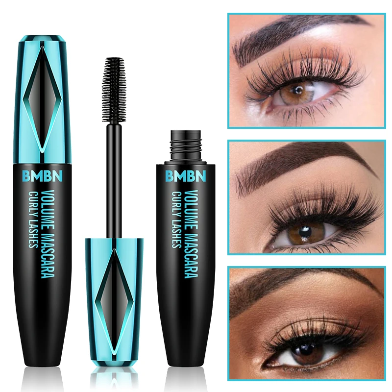 Máscara de pestañas, resistente al agua y al sudor, de secado rápido y anti-manchas, maquillaje de larga duración, crea un maquillaje de ojos grueso y natural