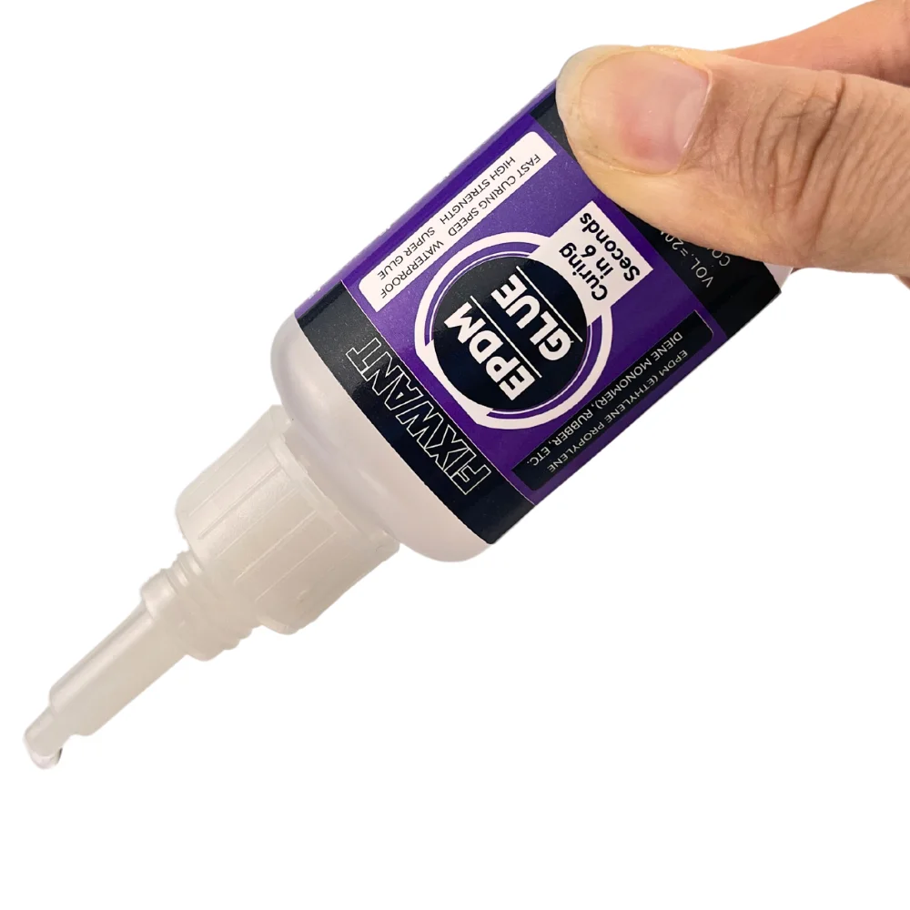 fixwant cola de borracha epdm etileno propileno dieno segundos de secagem rapida 20ml 01