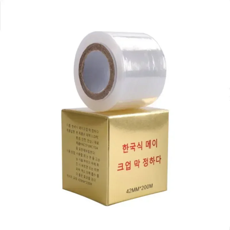 Eyebrow Film Professional Eye Use Makeup Eyelashes Extension 1 Roll 200M Tool False Clear Plastic Wrap Permanent Tattoo