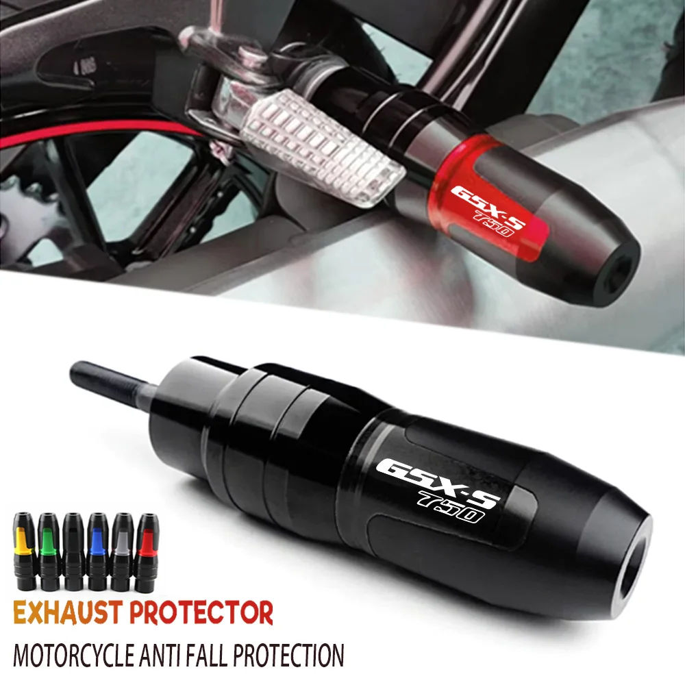 

For Suzuki GSX-S750 GSX S750 Motorcycle CNC Accessories Falling protection Exhaust Slider Crash pad slider
