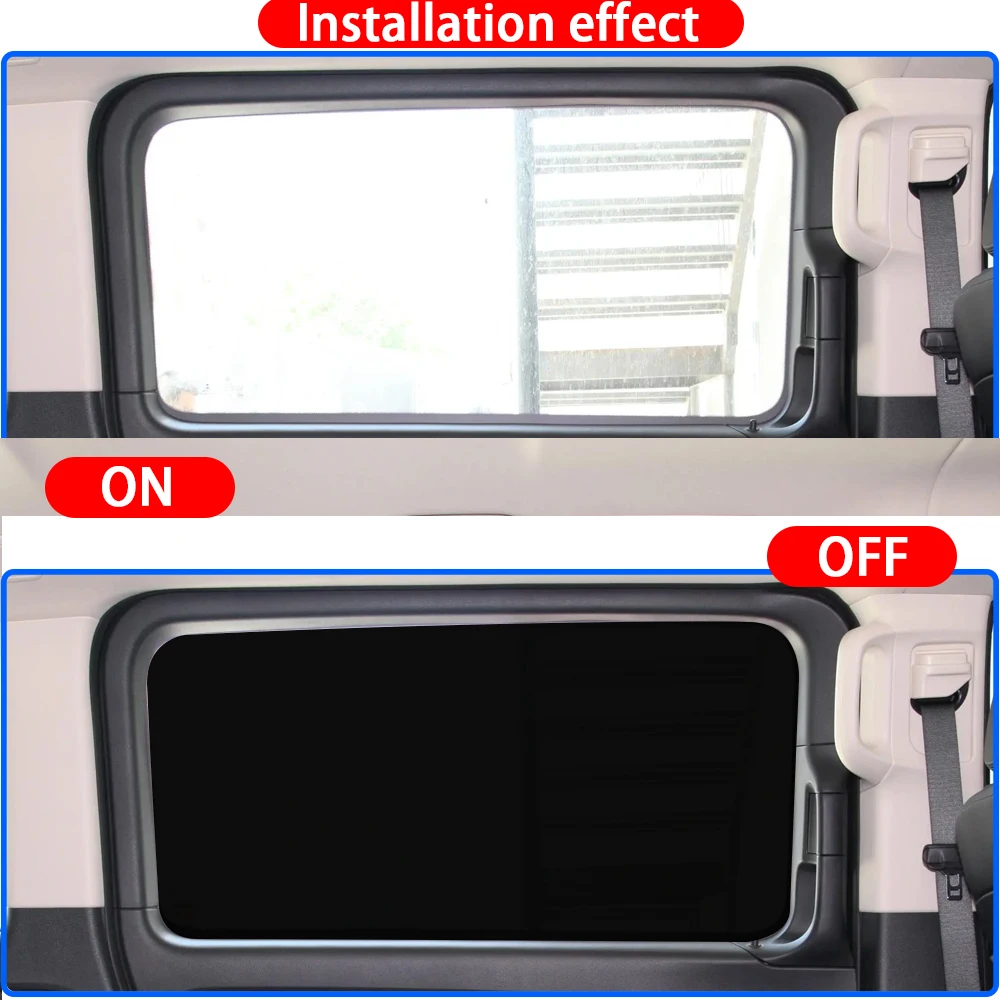 For Mercedes Benz Vito Metris Valente Marco Polo W447 Switchable Electric Smart Privacy Film Polymer Liquid Crystal Film Window