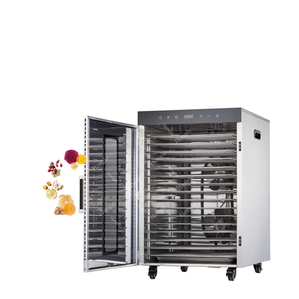 Commercial Electric Fruit Dehydrator Machine Industrial Dehydrated Vegetables Fruits PLC & Gear Core Components For Hotels