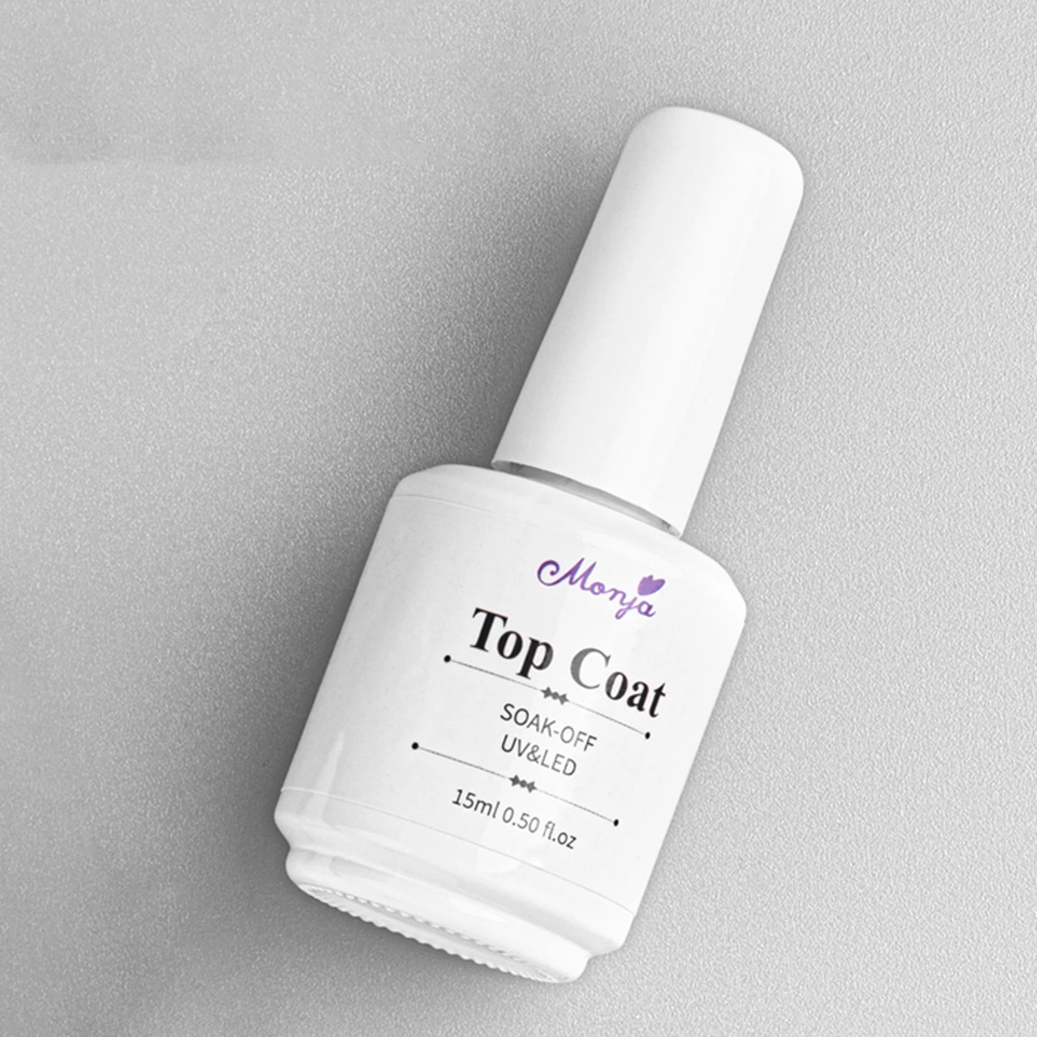 15ml Top Coat No Wipe For Gel Nail Polish Quick-drying Ultra Shiny Nail Gel UV LED Nail Art Home and Salon DIY Manicure Tools