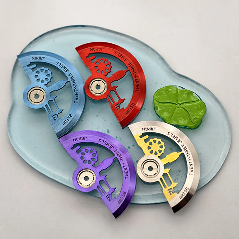 

Mod NH35 Movement Automatic Hammer Rotor Fits NH34 NH36 NH70 NH38 4R35 6R 7S Movement SKX007 Watch Automatic Rotor Replace Part