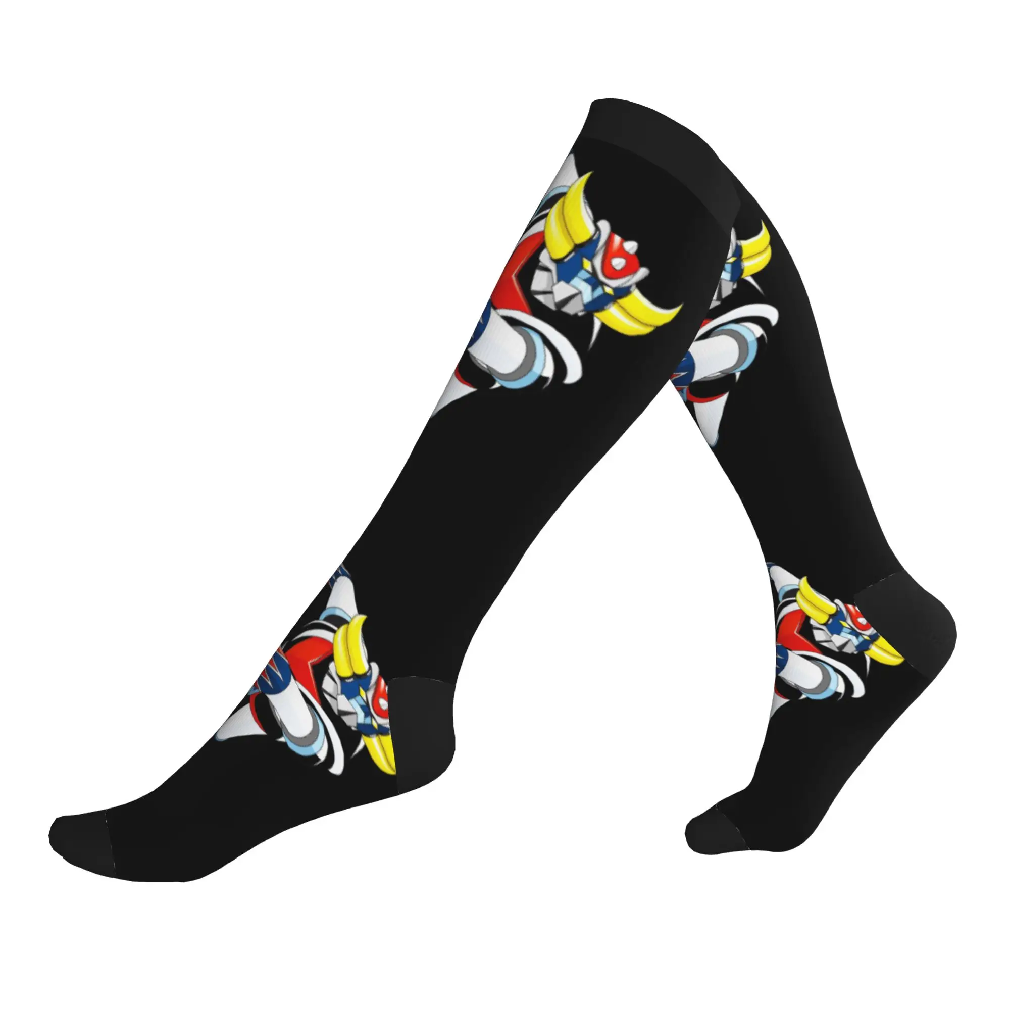 Ufo Robot Grendizer Goldrake Mazinger Z Dress Socks Men Women Warm Funny Novelty  Sports Compression Socks