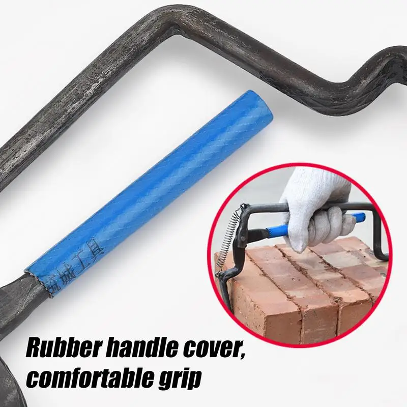 Protable Brick Tongs Steel Brick Carrier Heavy Duty For Lifting Garden Construction Projects Carrying Equipment brick tongs