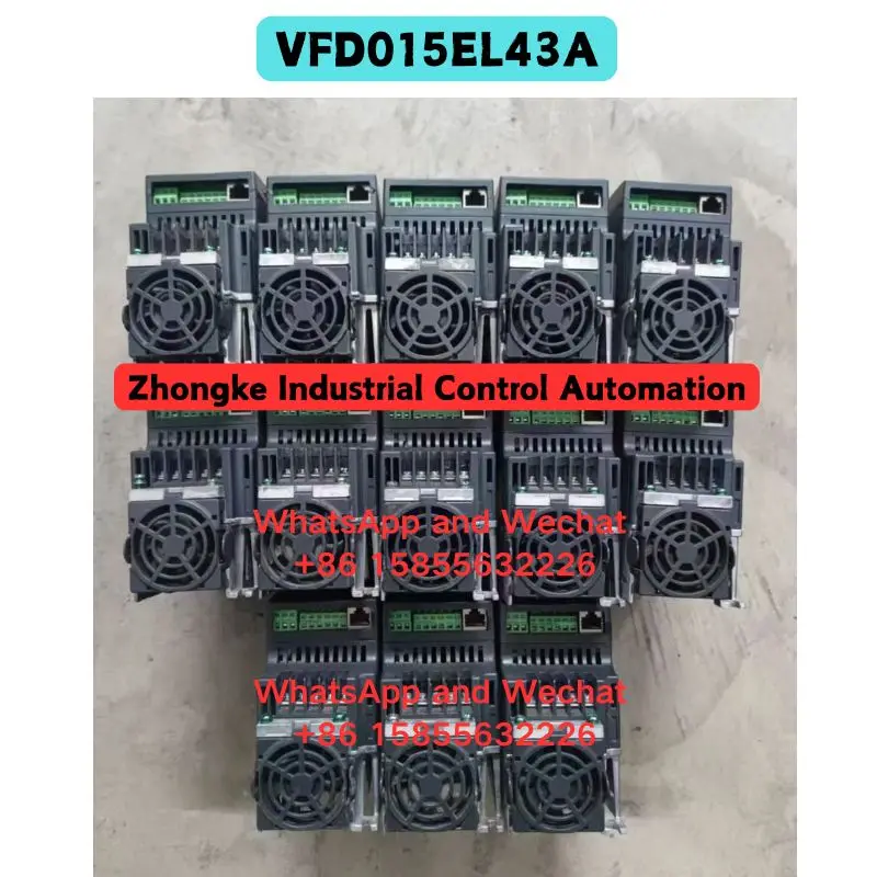 Used OEM disassembled parts VFD015EL43A inverter Functional test OK Fast delivery