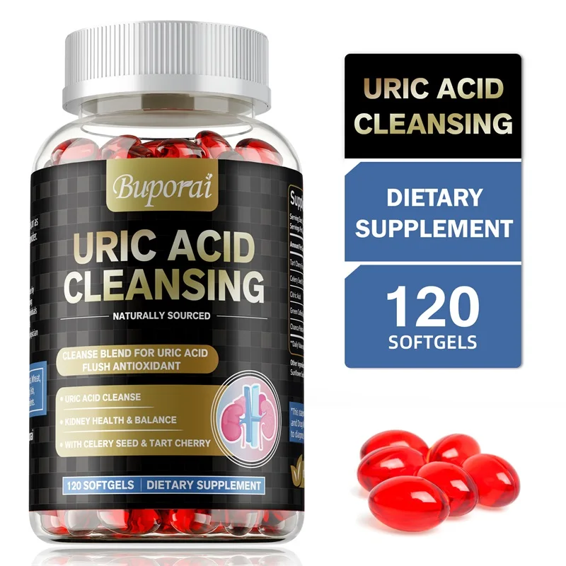 Uric Acid Cleansing - with Tart Cherry To Promote Kidney Health, Uric Acid Balance, Boost Immunity and Increase Energy