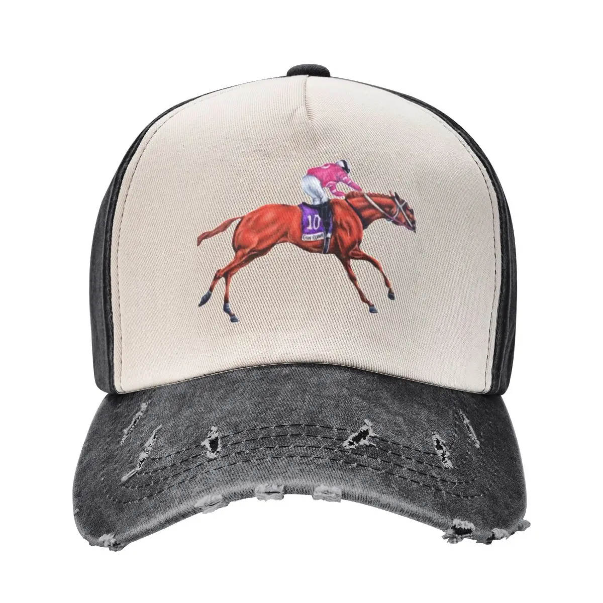 Gun Runner racehorse Baseball Cap Hood cute derby hat Hats Woman Men's