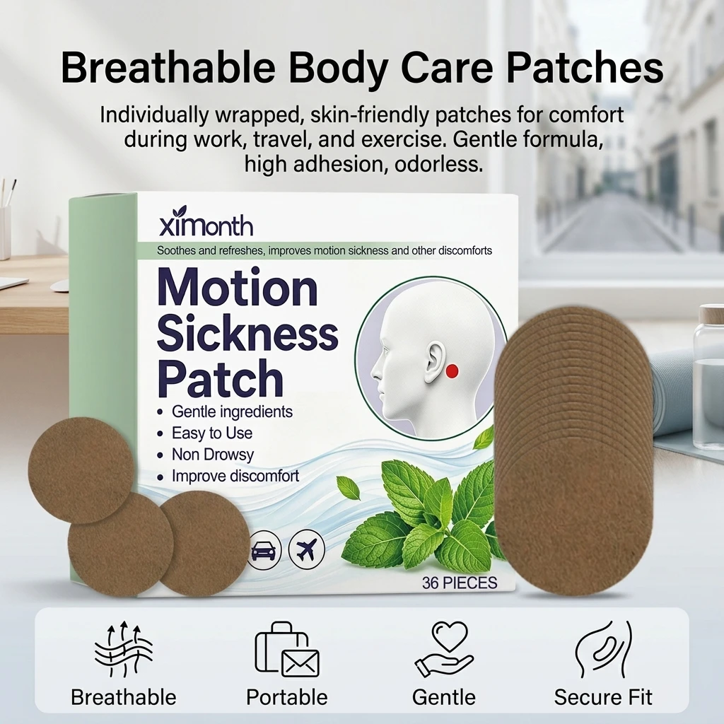 Breathable Body Care Patches Skin-Friendly Protective Pads for Travel Post-Workout Daily Home Use Portable 36Pcs Gentle