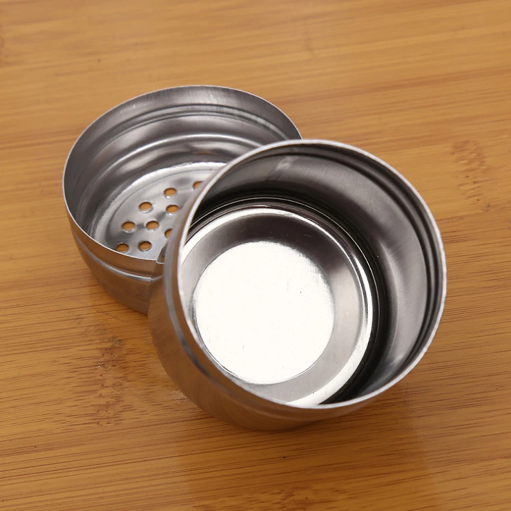 

12 Pcs Pepper Pot Seasoning Bottle Sugar Shaker Cooking Condiment Bottles Silver Cans