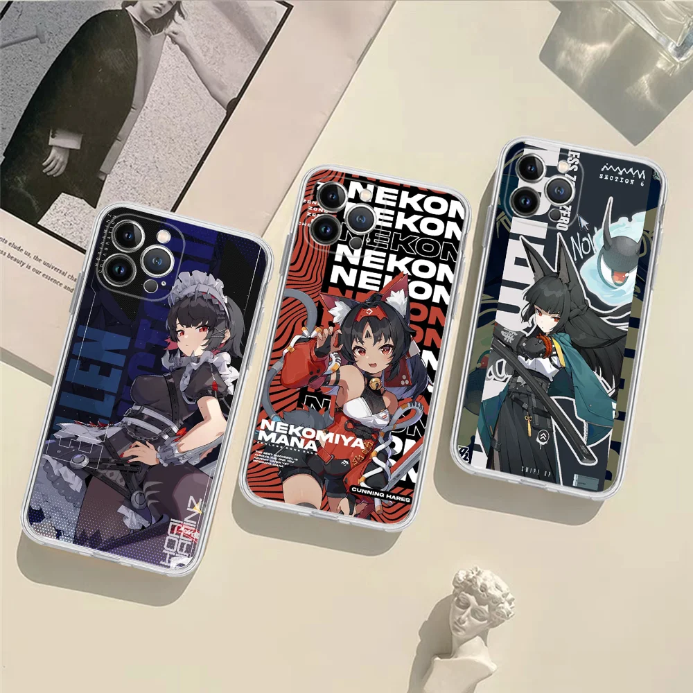 Z-Zenless Z-Zone Z-Zero ZZZ Nicole Billy Phone Case For IPhone 16 15 8 7 6S Plus X SE XR XS 14 11 12 13 Mini Pro Max Mobile Case