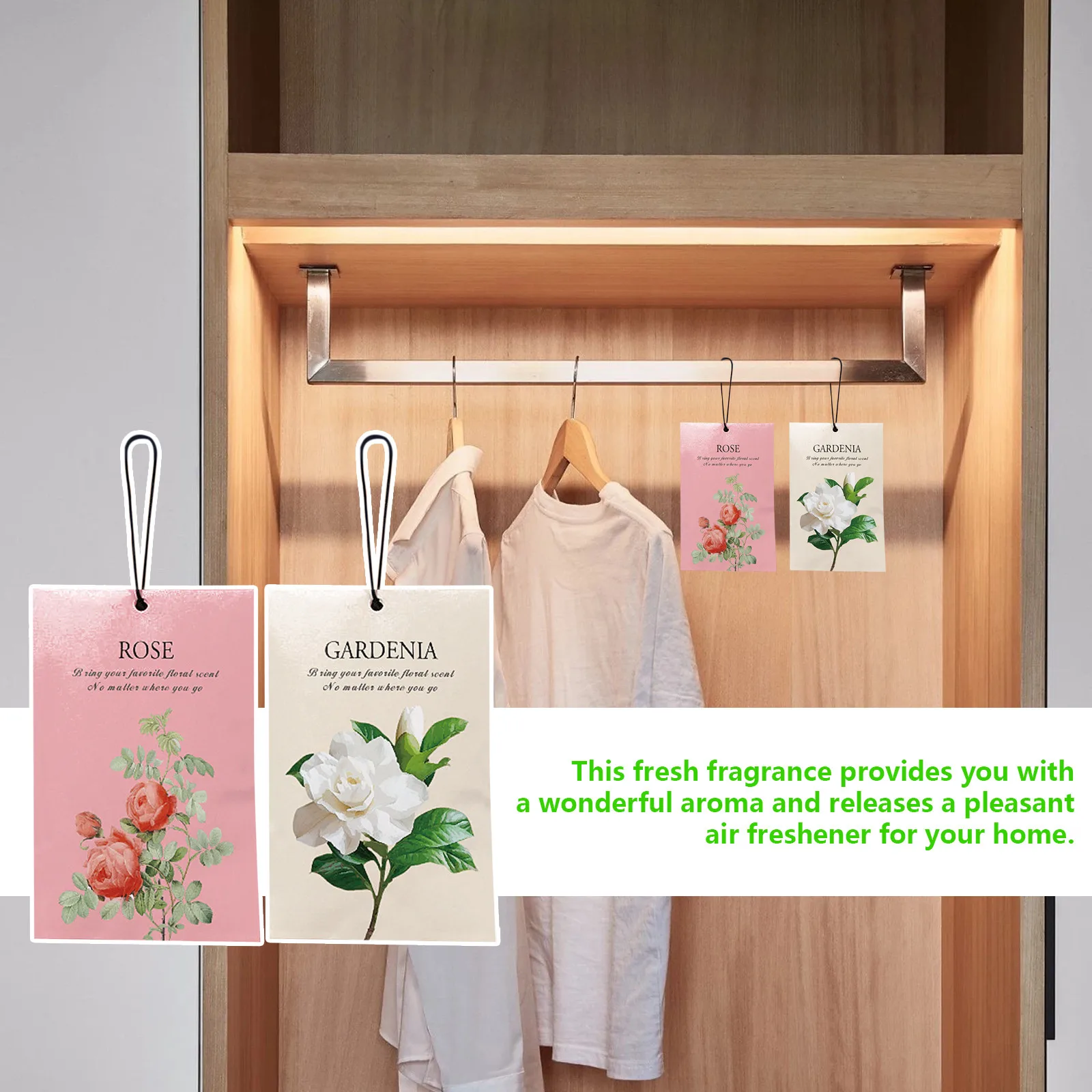 Portable Bedroom Hanging Style Wardrobe Aromatherapy Bag Lavender Long-lasting Fragrances Wardrobe Deodorization Supplies Tools