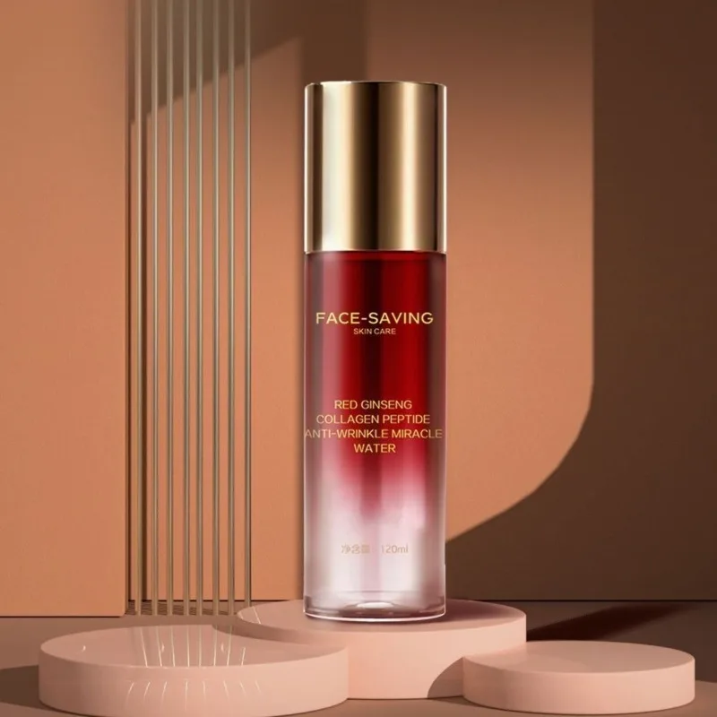 Red Ginseng Collagen Peptide Face Moisturizer Essence – Hydrating Facial Essence Water for Dry Skin, Nourishing Daily Skin Care