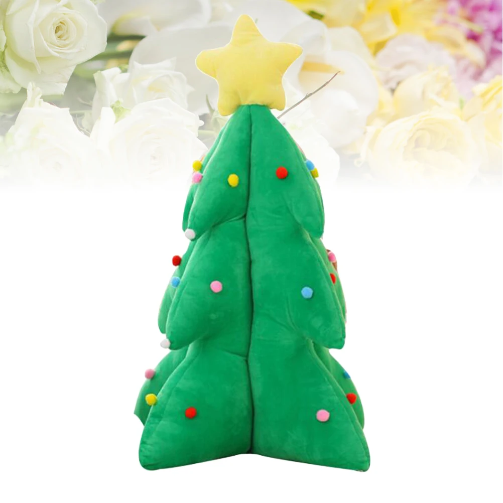 متوهجة الموسيقى شجرة عيد الميلاد وسادة المخدة الهدايا الوسائد للسرير LED