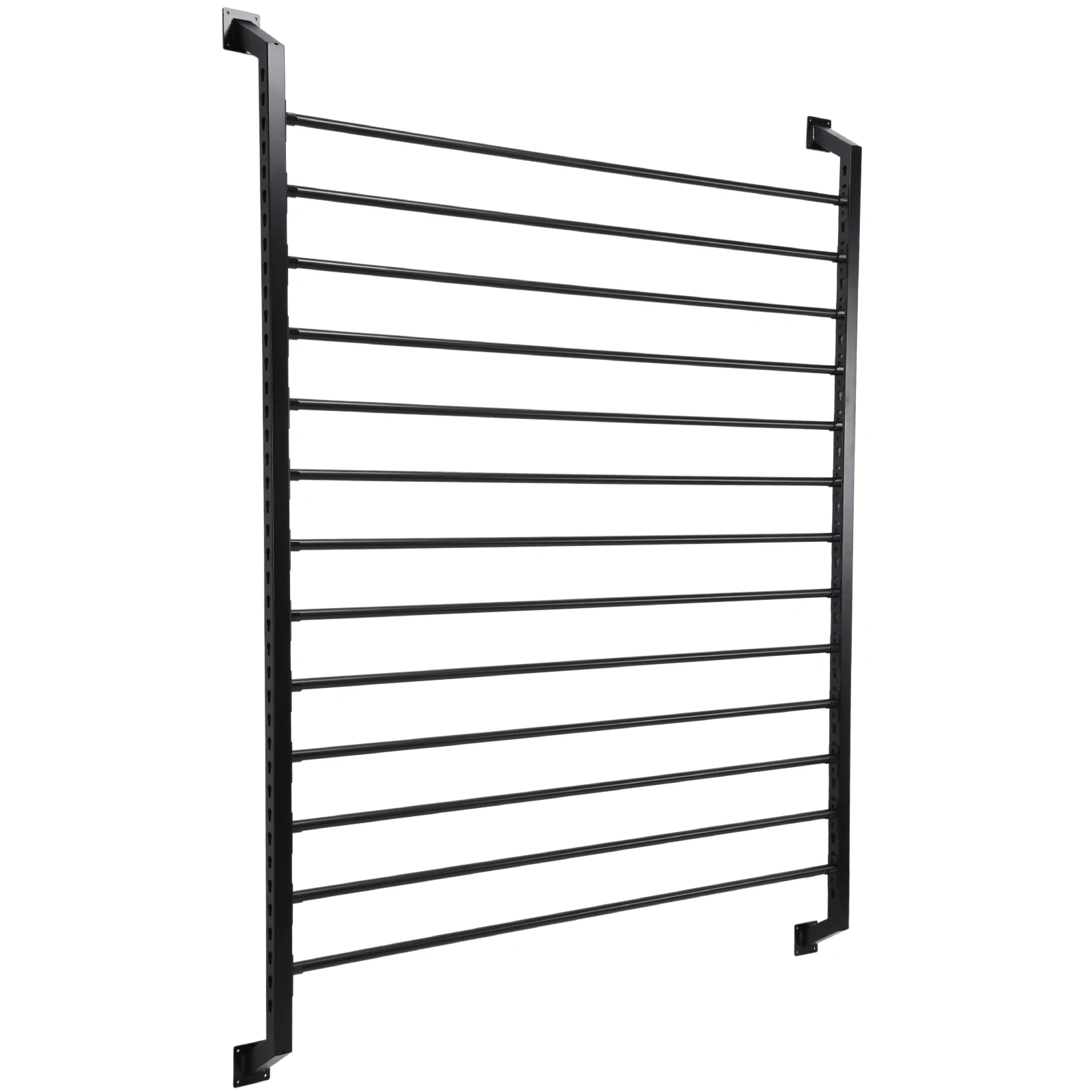 

Многофункциональная настенная металлическая стойка для хранения, держатель для 13 рулонов винила с регулируемой штангой для обоев и оконной пленки