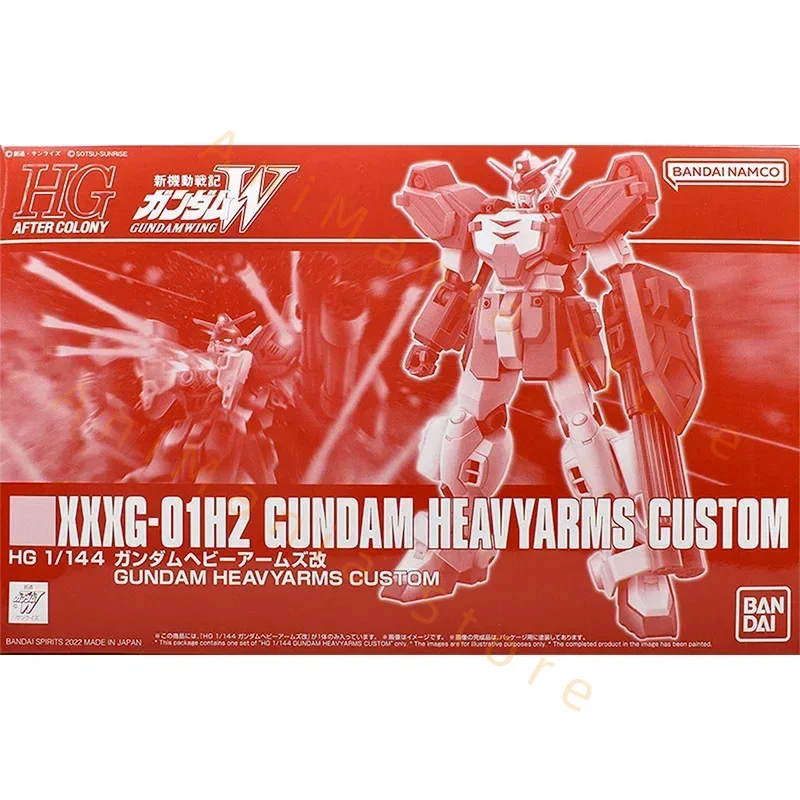 Gundam Bandai อะนิเมะรุ่น HG 1/144 HEAVYARMS CUSTOM Action Figure PB จํากัดของเล่นของขวัญ Original Product
