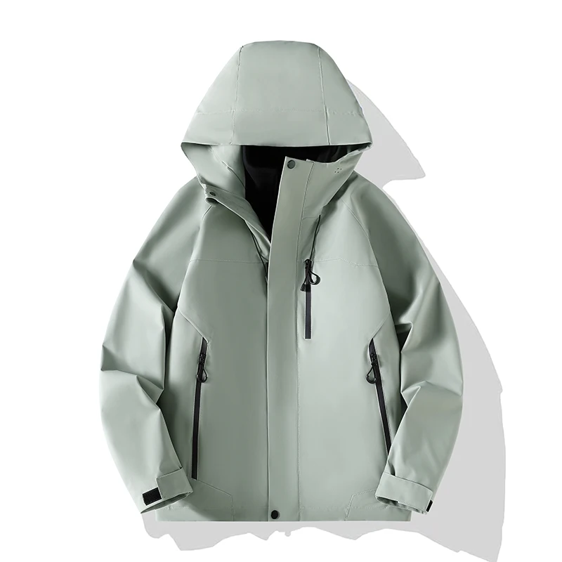 Yizhaba Three-in-One Jacket Two-Piece Set Couple Style Fleece Lining Detachable Inner Coat Outdoor Active Wear