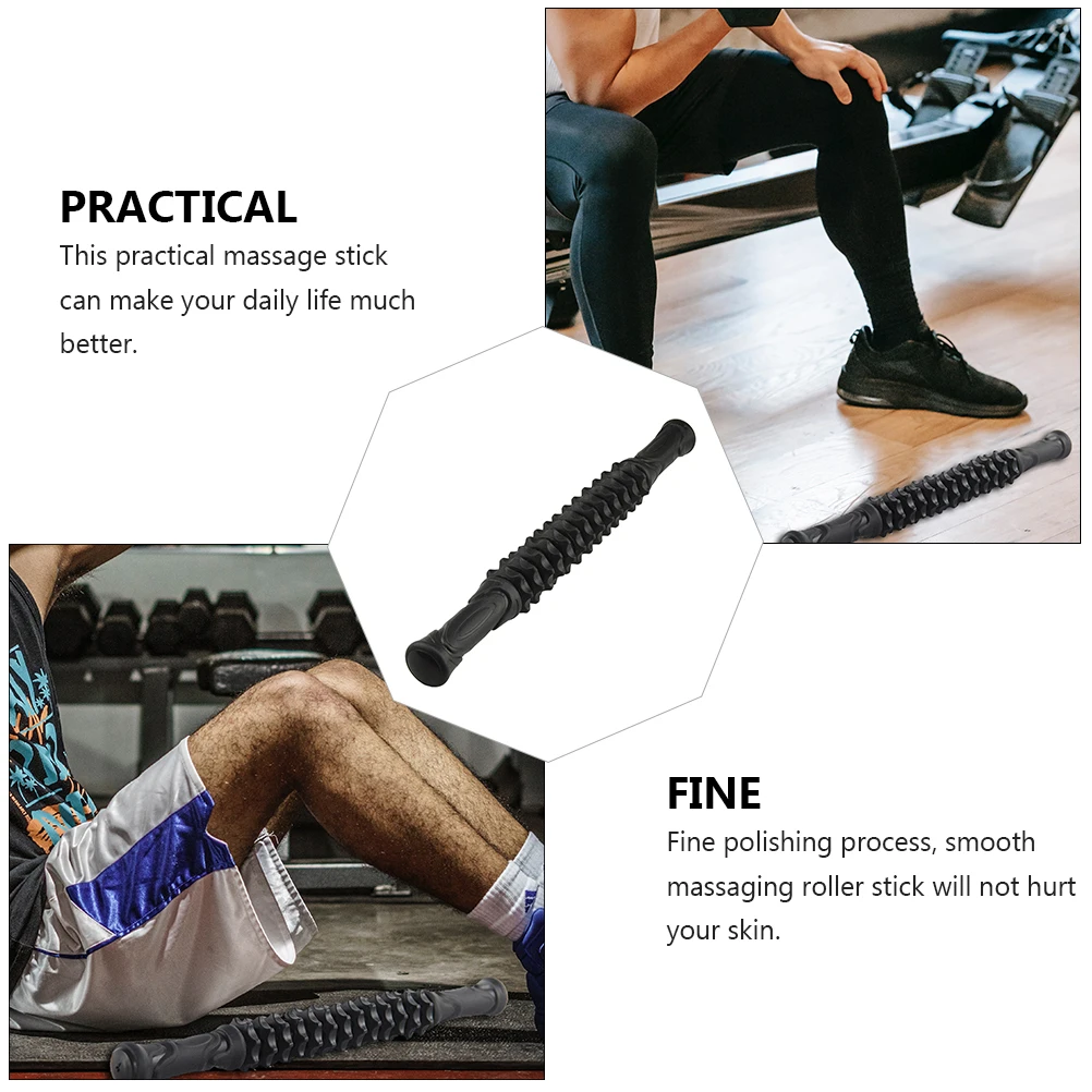 

1pc Muscle Massage Stick Manual Roller Massager For Pain Relief Sports Relaxation Durable Handheld Gear Roller Stick
