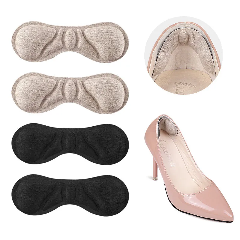 Autocollants pour talons, taille ajustable, coussinets adhésifs pour talons, poignées protectrices, soulagement de la douleur, soins des pieds, semelles intérieures pour chaussures, talon haut