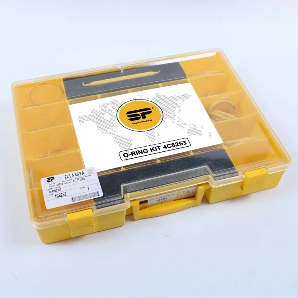 

O-ring Kit Box for 4C8253 Wholesale Excavator Soft Silicone 38*30*6.5 Standard Sanping CN;GUA Yellow