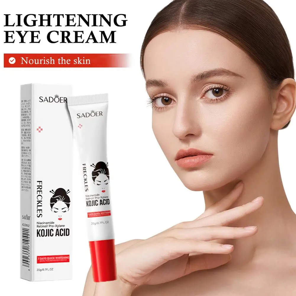 Kojic Acid Retinol Eye Cream Anti Dark Circles Remove Moisturizing Firming Beauty Eye Products Eyes Care Skin Bags S3r9