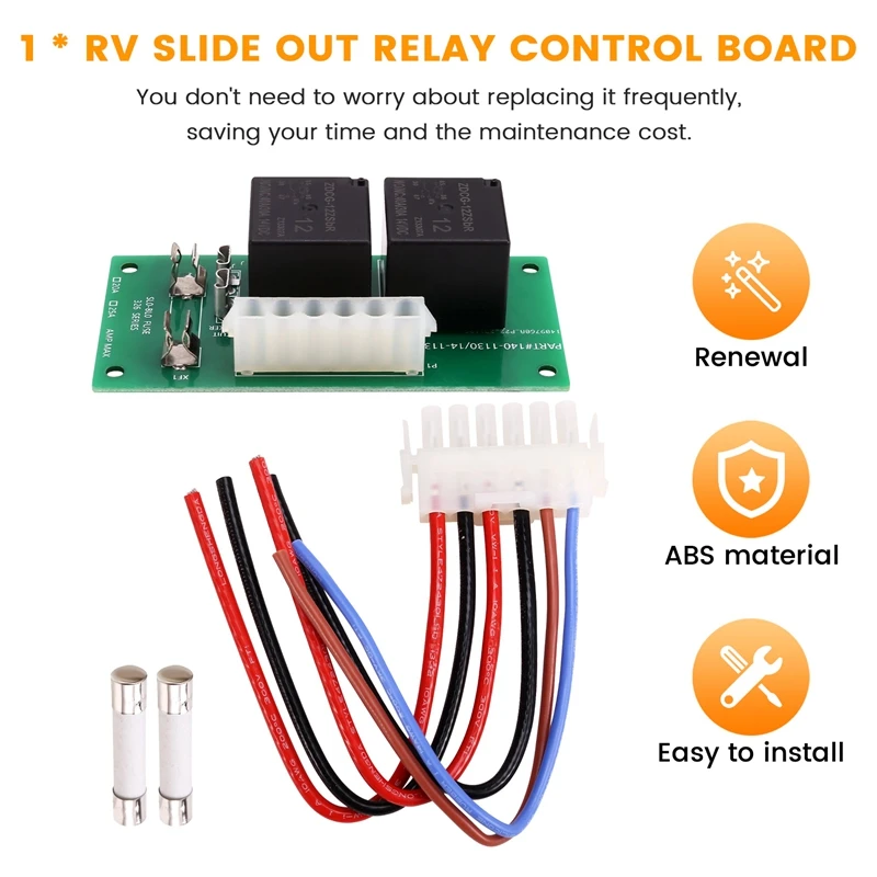 RV Slide Out Relay Control Board 14-1130 Or 140-1130 For Power Gear Fleetwood 246063 135696 Wire Harness