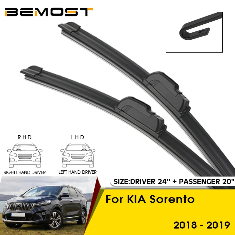 

Car Wiper Blades For KIA Sorento 2018 2019 Windshield Windscreen Front Window Blades 24"+20" Car Accessories