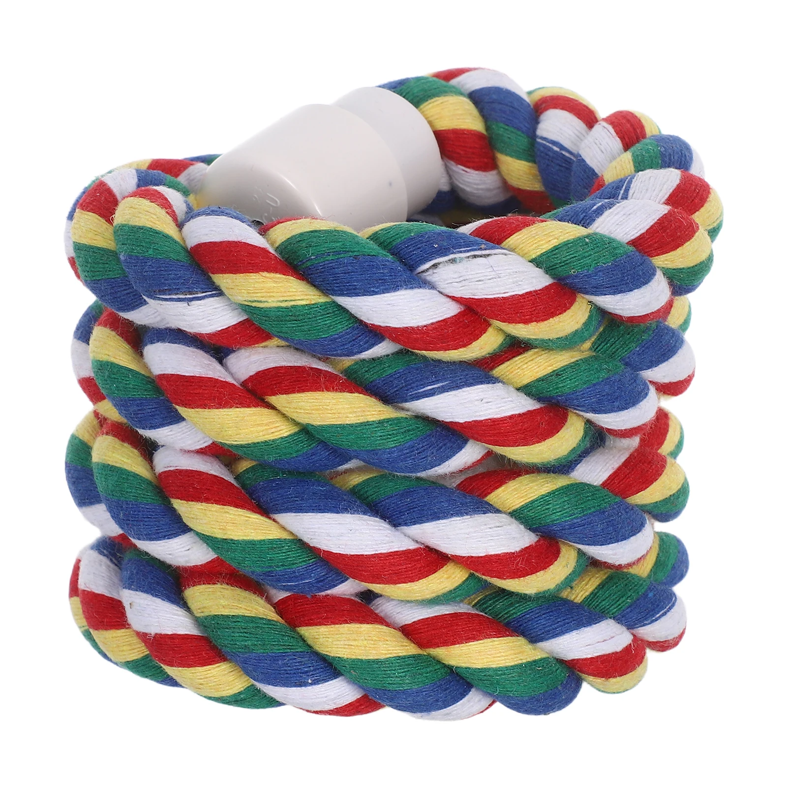 

Bird Cotton Rope Spiral Perch Soft Parrot Stand Hanging Climbing Chew Foraging Bird Cage Accessory Parrot Cotton Rope Perch