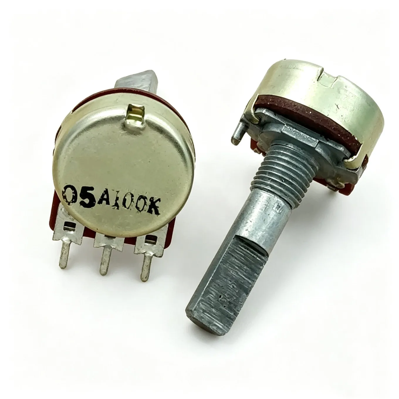 Original New 100% Single Potentiometer A100K Step 41-Point Axis Length 25MMF (SWITCH)