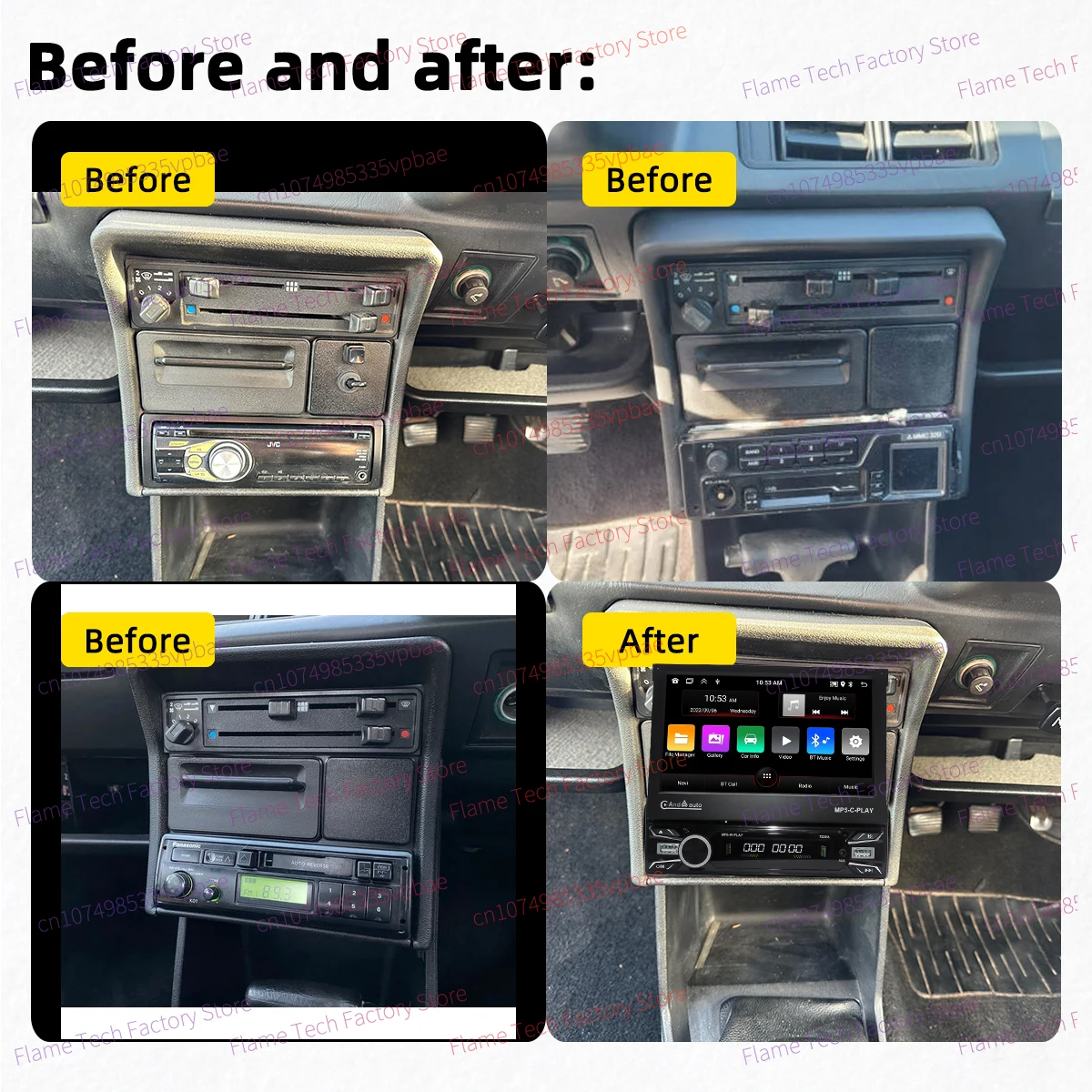 Android Radio 1Din Stereo 7