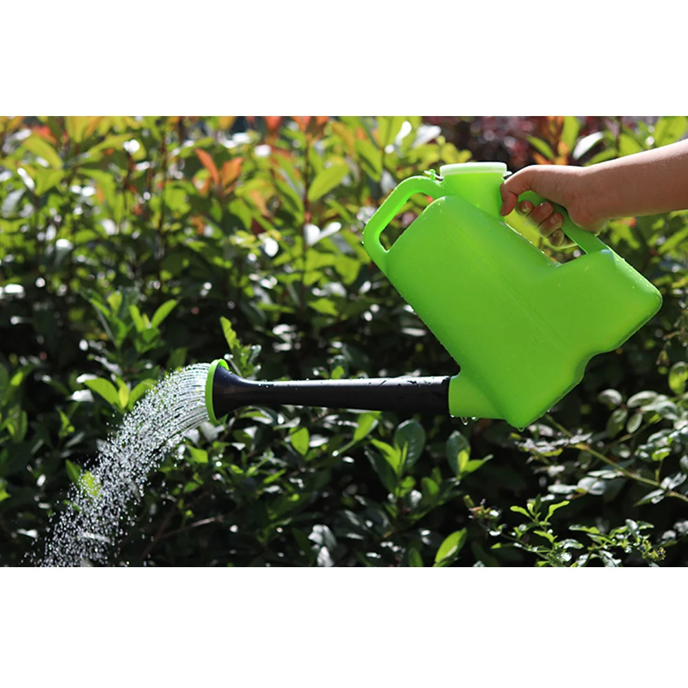 

1Pcs Plastic Watering Can Long Nozzle Large Capacity Flower Pot Durable Easy Pour Gardening Tool Green 3L Watering Can
