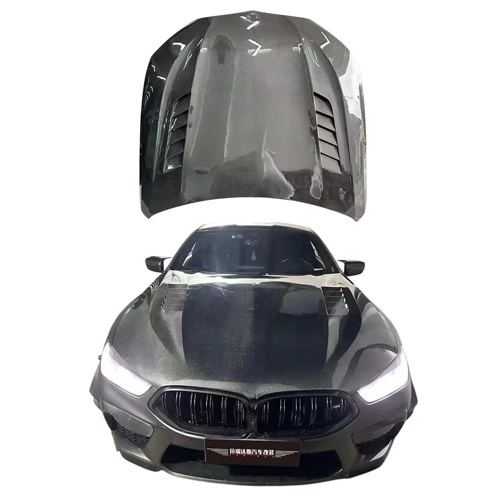 High Quality Pre Preg Dry Carbon Fiber Engine Hood for BMW 8 Series M8 F92 F91 F93 Bonnet