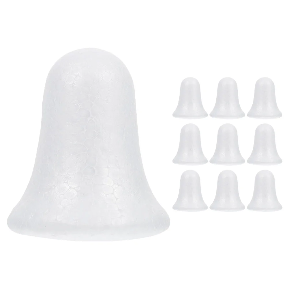 Craft Foam Bells White Foam Ball Polystyrene Bells Shapes Diy Home Craft Project Christmas Tree Holiday