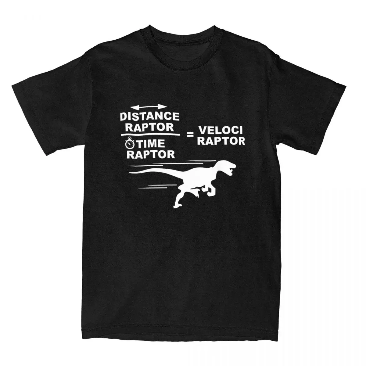 Men Distance Raptor Over Time Raptor Velociraptor T Shirt Cotton Clothes Novelty Raptor Dinosaur Tee Shirt Plus Size T-Shirt