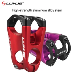 MTB Power Stem 31.8*50mm Mountain Bike off-road XC Riser Aluminum Alloy Hollow Cycling Bridge Rod Bicycle Handlebar Stem Cycling