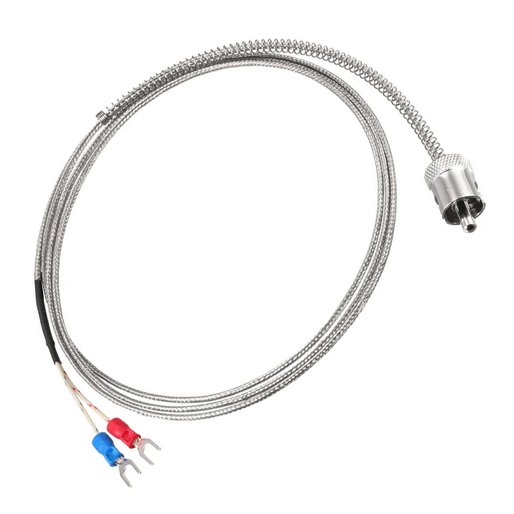 J Typ Temperatur sensor Sonde Sicherungs ring Typ Thermo element 1 Meter Kabel 321-112f 2 isolierte Gabeln Klemmen Thermo element