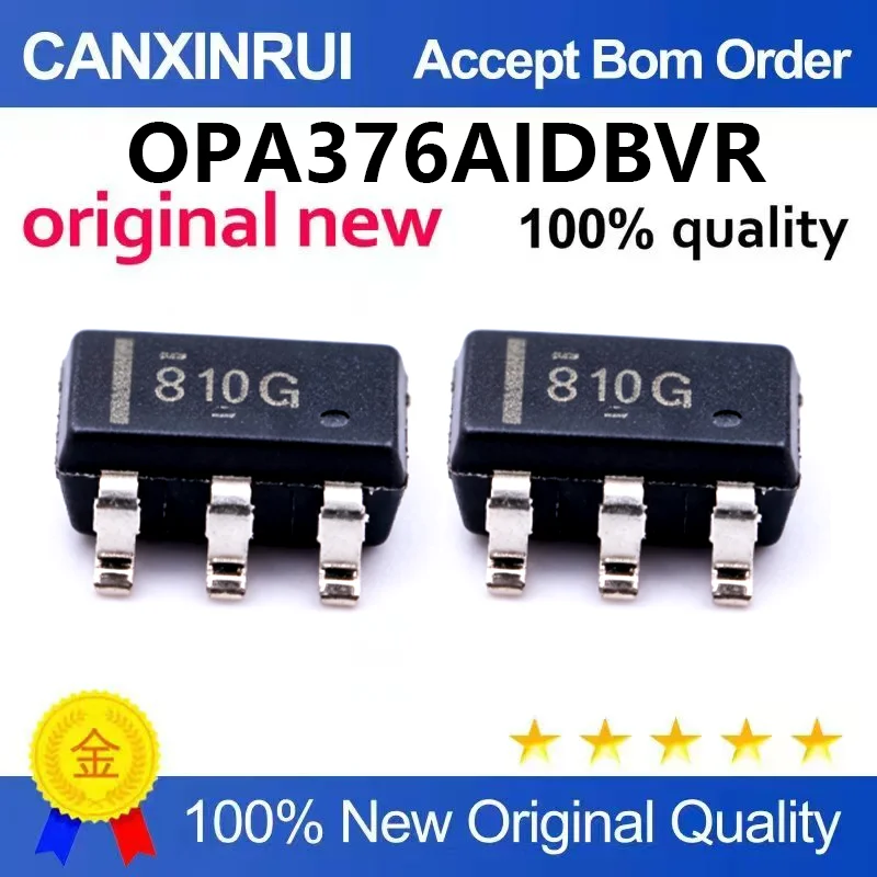 （5pcs-10pcs）Brand new original OPA376AIDBVR SOT-23-5 precision operational amplifier IC chip