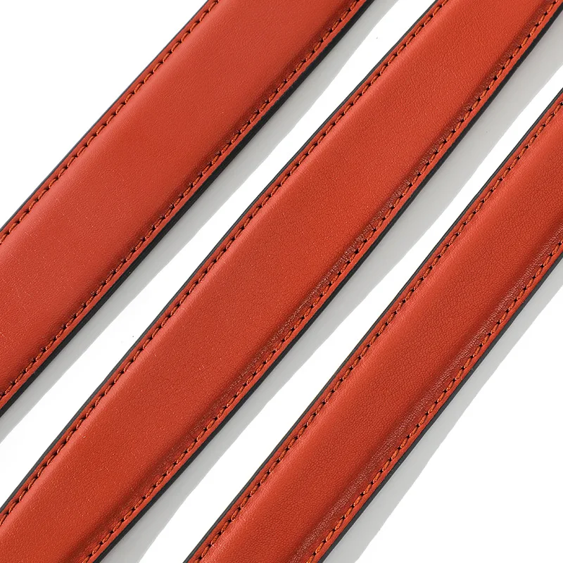 51cm*2.4cm Genuine Cattlehide Leather Shoulder Strap For Tabby C0ach Designer Handbag Carry Replacment Strap 2 Colors Buckle