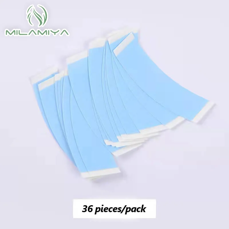 36pcs/lot Tape For Toupee Men Lace Front Blue Wig Tape Double Sided Tape For Toupee/Lace Wig Hair System Adhesive Tape