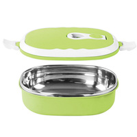 ZUZZEE Portable Food Warmer School Students Lunch Box Case Thermal Insulated Container Food Grade Stainless Steel Interior