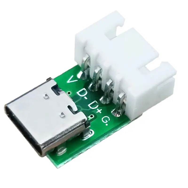 DT17 40 Pcs USB Type C Female Breakout Board 16-Pin PCB Converter Board for Data Line Wire Cable Transfer Connector