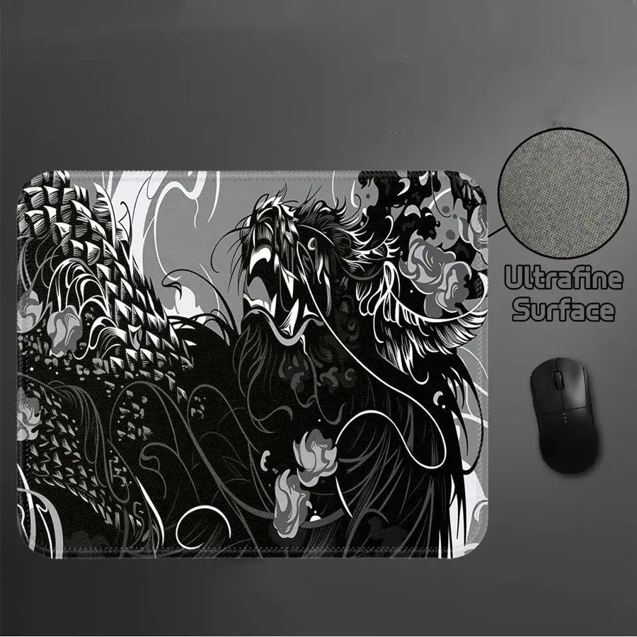 Dragon Art overlock Mouse Pad Desk accessories Game Console Pad Computer Laptop Pad office Pad Keyboard Mouse Pad